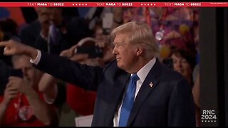 Huge Welcome For Trump At Day Two Of The RNC Convention