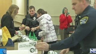 Manitowoc Police try to stuff a squad car