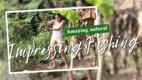 Impressive Root Fishing: Young Woman's Exceptional Skills!