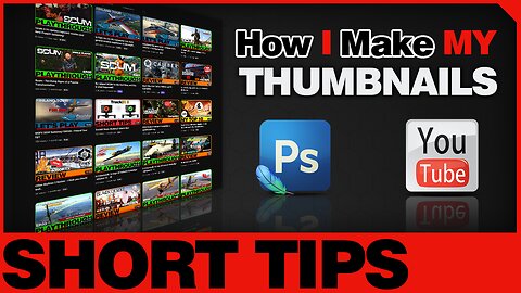 How I Make The Thumbnails For My Gaming Channel Videos! (The Video Nobody Asked For)