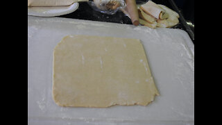 Making Danish Pastry Dough