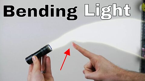 Is It Possible To Bend Light With Your Finger? The Light Bender Experiment