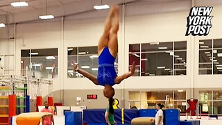 Gymnast's tumbling video is flippin' awesome