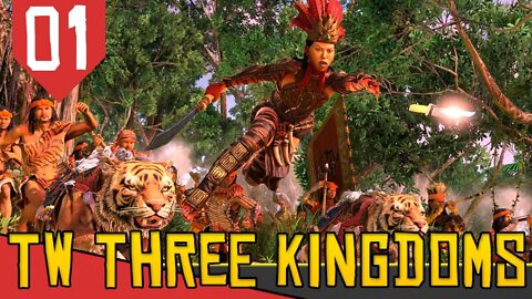 A DEUSA DO FOGO USA TIGRES NA GUERRA - Total War Three Kingdoms Zhurong #01 [Gameplay PT-BR]