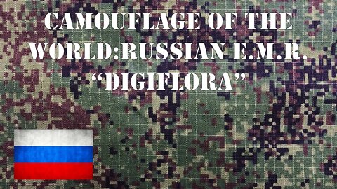 Camouflage of the World: Russian EMR or "DigiFlora" Summer Camo Pattern.