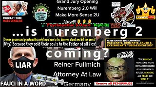 …is nuremberg 2 coming? (About time to put these demonic psychopaths to trial towards full justice)