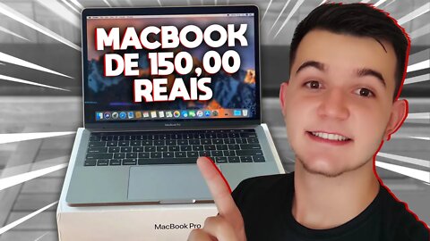 COMPREI UM MACBOOK POR R$150! VALEU APENA! MACBOOK COMPLETO E MUITO BARATO