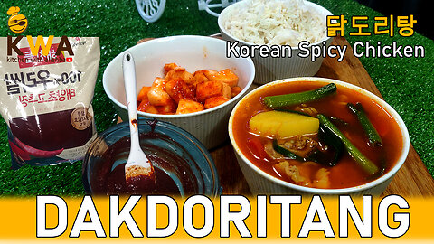 "Dakdoritang" Korean spicy chicken soup |닭볶음탕| by kitchen with alishba