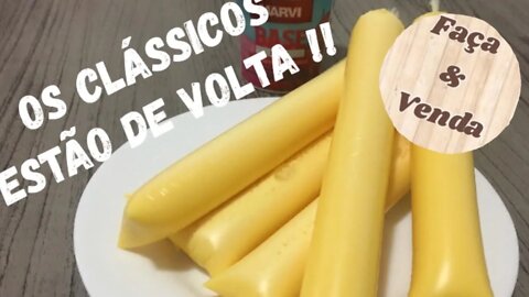 Geladinho Clássico com Carinha de geladinho Gourmet!! Lucre muito !! - Faça e Venda!!