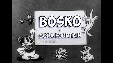 Bosko | Soda Fountain | Classic Cartoons & Short Films