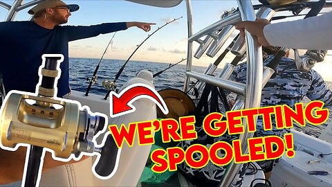 Spooled by a Marlin in 2 minutes! Catch and Cook