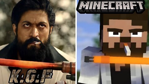 MINECRAFT K.G.F. CHAPTER 2 TRAILER IN | HINDI |