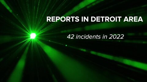 Nearly 42 reports of aircrafts targeted by lasers in metro Detroit in 2022