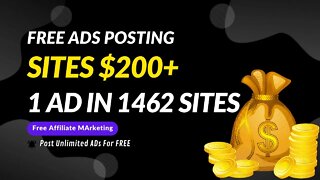 Free Ads Posting Sites To Make $200+, Affiliate Marketing, Free Traffic, ClickBank