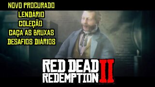 RED DEAD ONLINE TOBIN WILFIELD, COLEÇÃO CAÇA ÀS BRUXAS, BOLEADEIRA E DESAFIOS