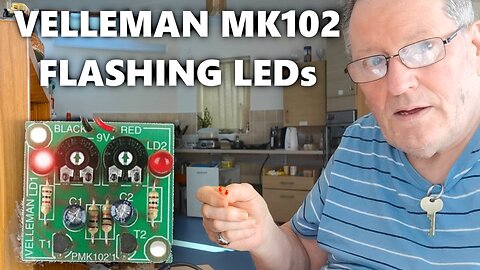 Building a flashing LEDs circuit board