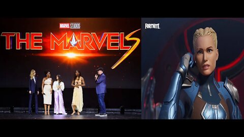 BRIE LARSON the PROMOTING MACHINE is BACK - Invading FORTNITE while Promoting THE MARVELS