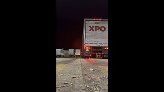 Backing in XPO Pup #trucking #trailerbacking