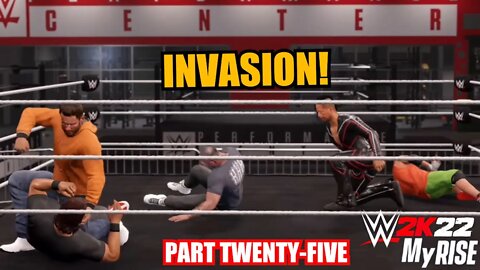 WWE 2K22 MYRISE PART 25 - UNIVERSAL CHAMPIONSHIP RUN! BACK TO THE PC AND MORE TRIOS