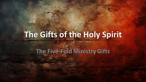 gifts of the holy spirit 1 - with Ps Basil