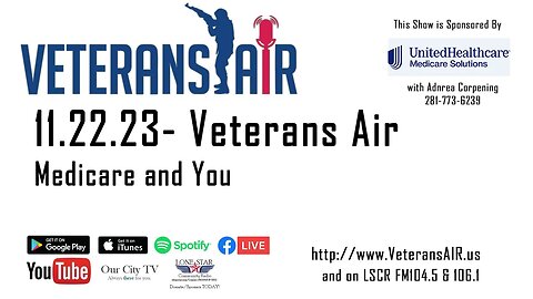 11.22.23 - Medicare and You - VeteransAir on Lone Star Community Radio