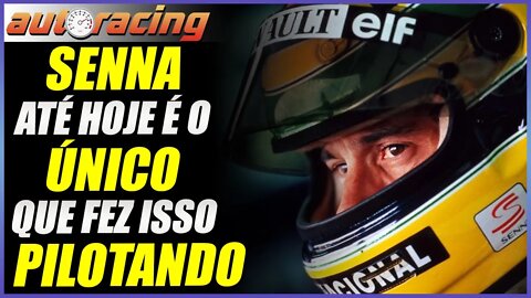 ERA TÃO ESPECIAL QUE NENHUM PILOTO CONSEGUE FAZER O QUE AYRTON SENNA FEZ NUM FÓRMULA 1