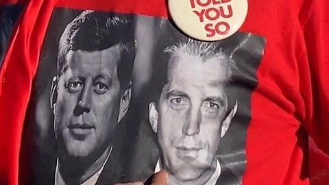 GENTLEMAN SAYS PRESIDENT TRUMP IS JFK AND JFK JR. IS VP