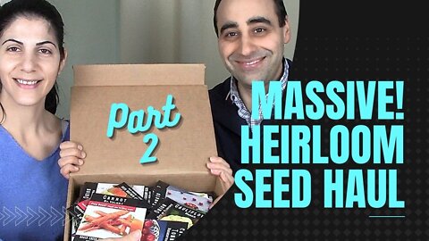 Massive Seed Haul 2022 Part 2 | Heirloom Baker Creek Seeds | Peaceful Living NH