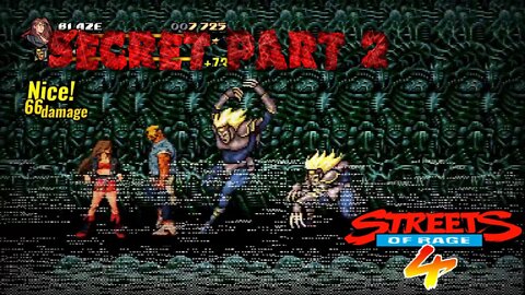 Streets of Rage 4 SECRET PART 2: Zamza, the Claws