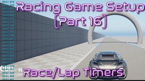 Setup Race/Lap Timers and Time Conversion