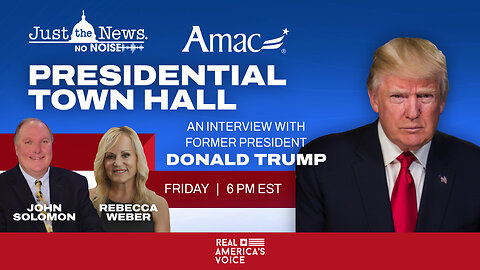 John Solomon and Guest Co-Host Rebecca Weber of AMAC Their 2024 Presidential Town Hall Series