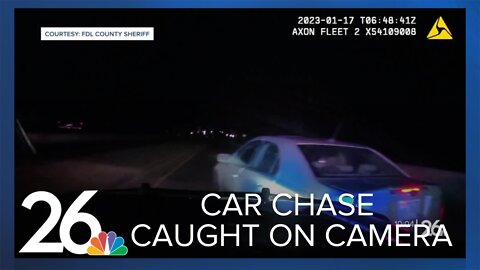 Dash cam video shows deputy chase in Fond du Lac