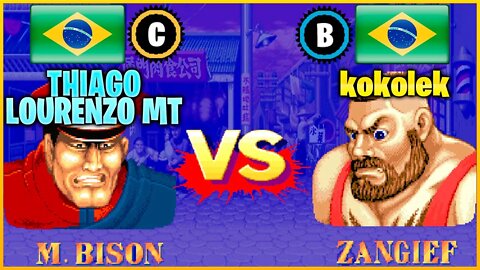 Street Fighter II': Champion Edition (THIAGO LOURENZO MT Vs. kokolek) [Brazil Vs. Brazil]