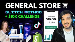 GENERAL STORE x TIKTOK ADS GLITCH METHOD! (Shopify Dropshipping Challenge)