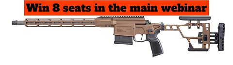 Sig Sauer Cross Rifle FDE MINI #3 for 8 seats in the main webinar