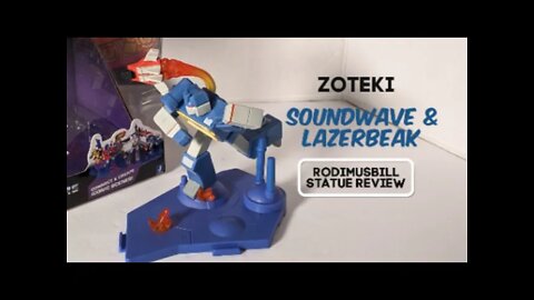 Zoteki Transformers Soundwave Lazerbeak Statue by Jazwares - Rodimusbill Review (Part 6 of 6)