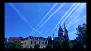 Climate Change Death Cult Ignore Toxic ChemTrails GeoEngineering Cloud Seeding Depopulation Plan