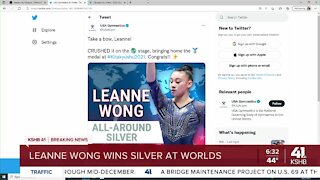 Leanne Wong wins silver at Worlds