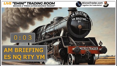 AM Briefing Mon 07/29 | Preparing ES & NQ Traders For Emini Micros Futures Trading Room