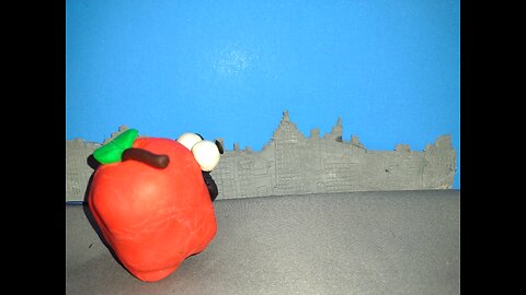 The Big Apple vs The Big Apple claymation stop motion animation short film about New York