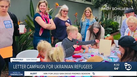 Coronado woman starts card and letter campaign for Ukrainian refugees