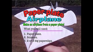 Paper-Plate-Airplane