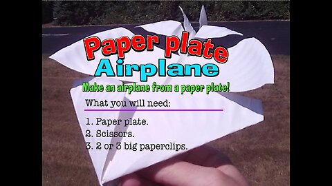 Paper-Plate-Airplane