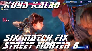 Kuya Kalbo Six Match Fix Street FIghter 6: 06-15-2024 Part 2