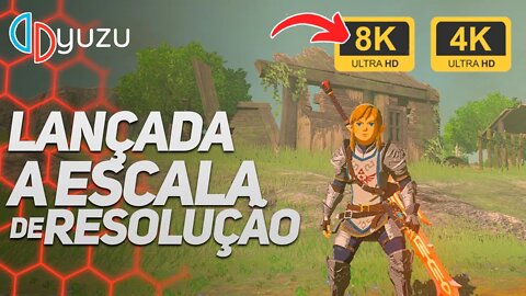 INCRÍVEL! A ESCALA DE RESOLUÇÃO CHEGOU AO YUZU - EMULADOR DE NINTENDO SWITCH