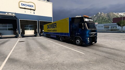 Eurotrucksimulator 2. Mit dem LKW durch Europa Auf der Pro Mod mit guter Musik.