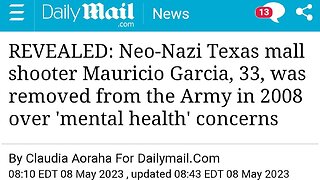 Nero_Naxi Texas mall shooter Mauricio Garcia removed from army for mental health