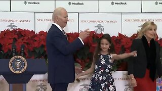 Litte Girl Has To Tell Biden Where To Go