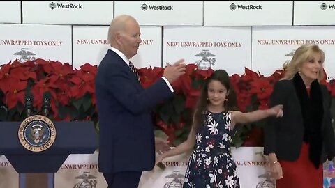 Litte Girl Has To Tell Biden Where To Go