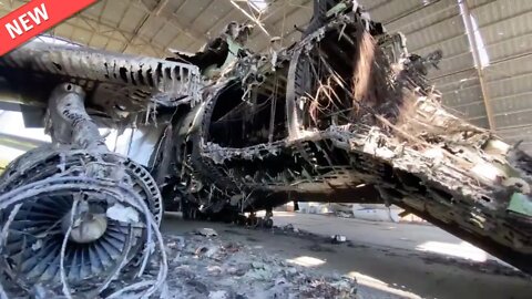 *An-225* NEW Closeup View Of The Shocking Destruction To The An-225 In Ukraine